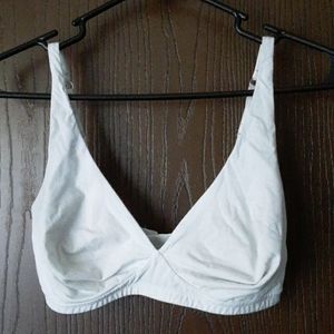 Hanro Cotton Sensation wire free bra 32DD